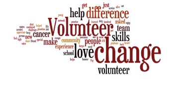 Volunteer Word Collage