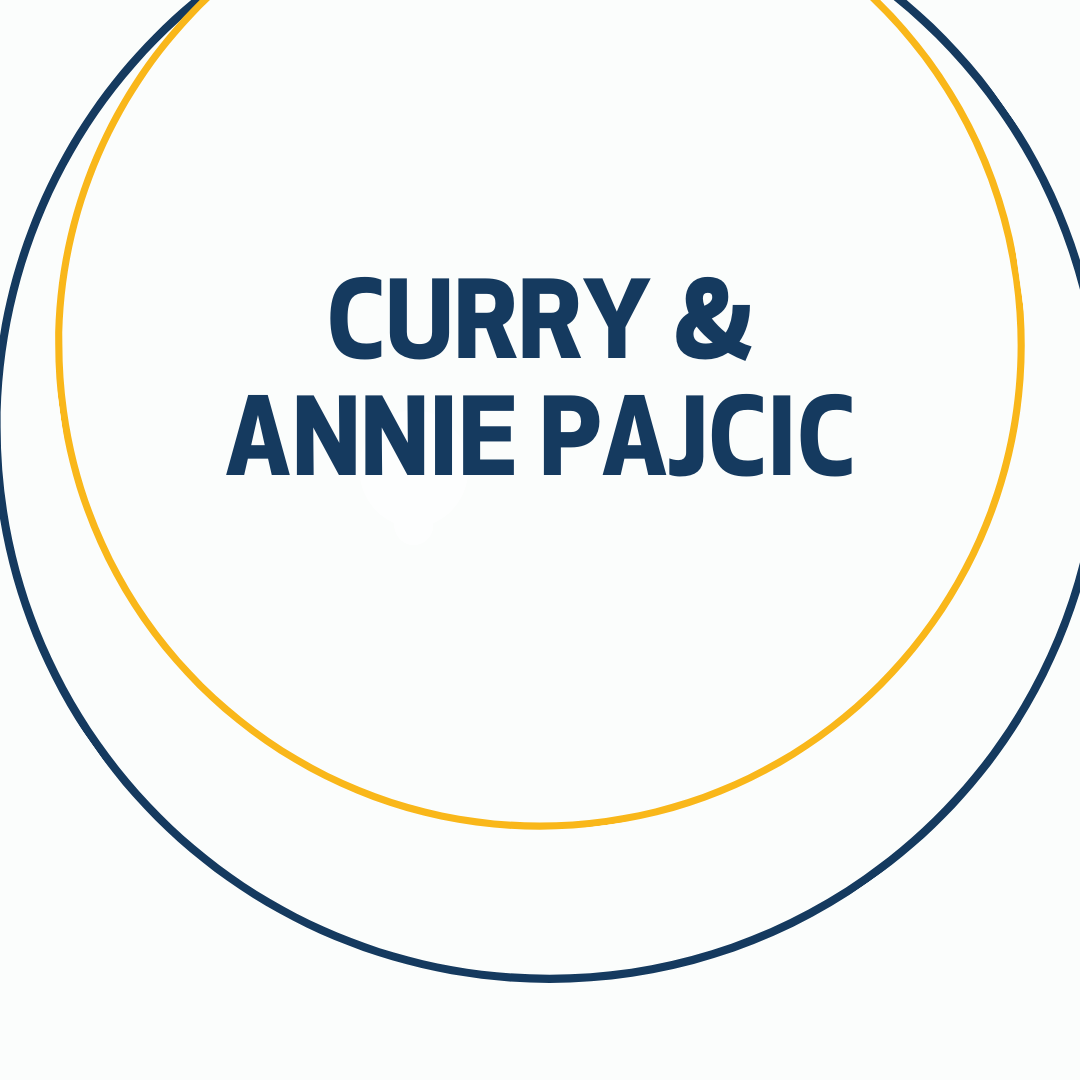 Text reading Curry and Annie Pajcic